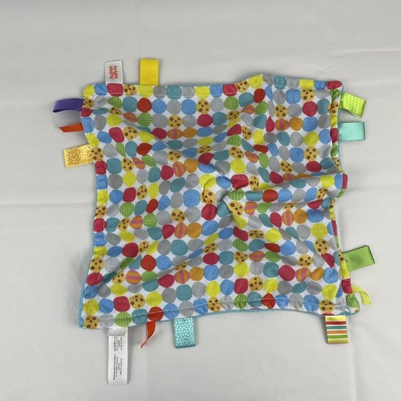 Bright Starts Sesame Street Abby 13" Baby Lovey Security Blanket Blue Pink - Picture 5 of 9